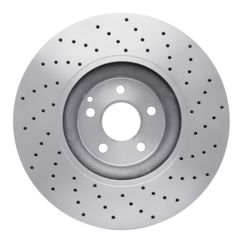 Mercedes-Benz C63 AMG Brake Rotor (1) - Front - R1 Concepts - Drilled - `08-`21